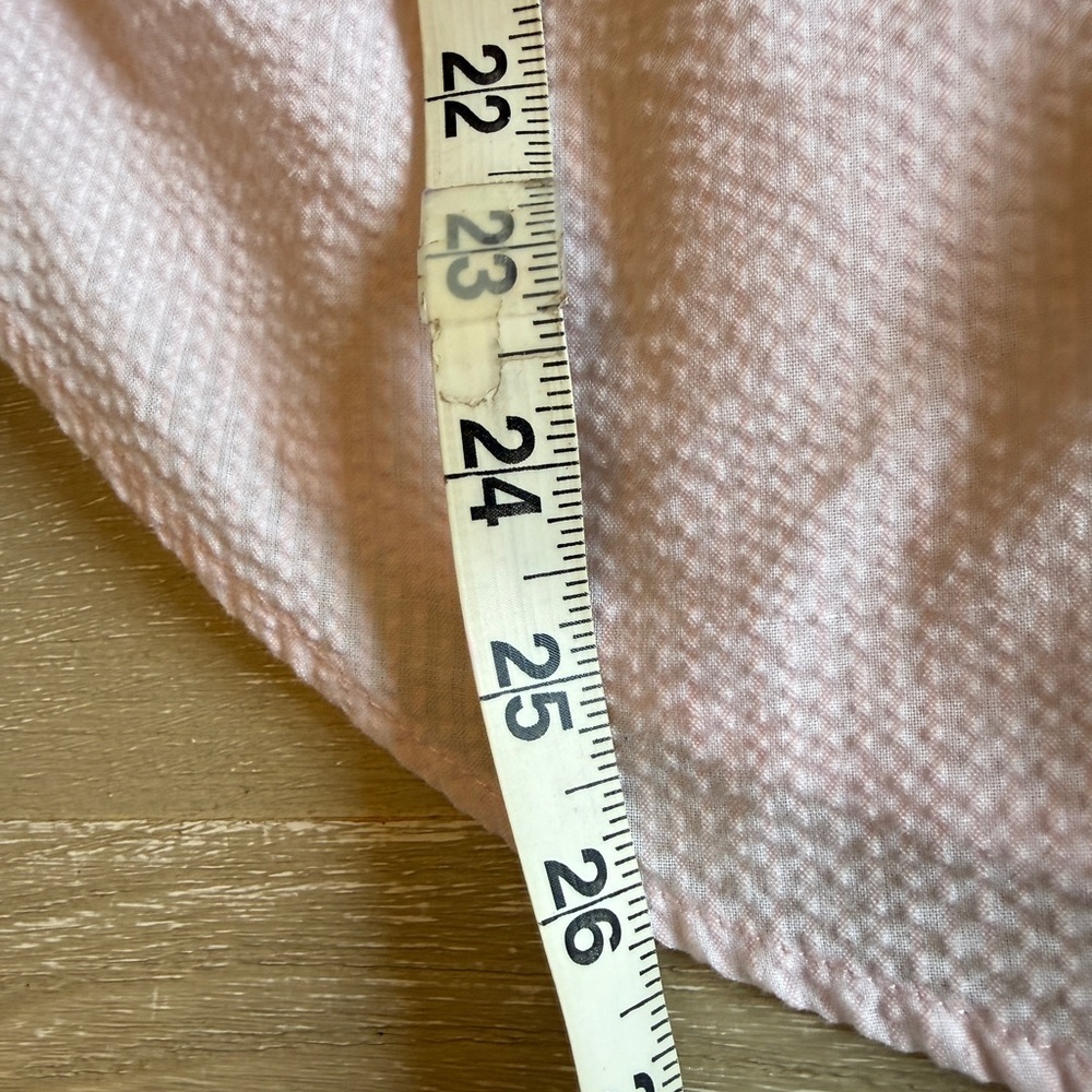 Ladies Pale Pink Layered-Look Long Sleeve Top with Faux Shirt Hem & Collar - Picture 12 of 12